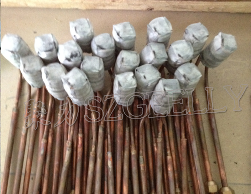 Induction coil for hole heating